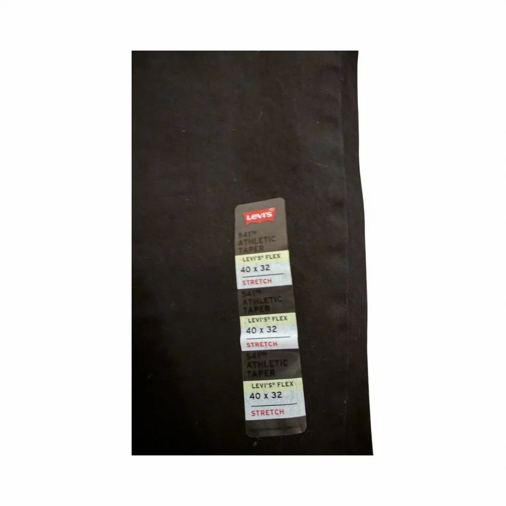 Levi's Men's 541™ Black Athletic Taper Stretch Jeans Size 40 x 32